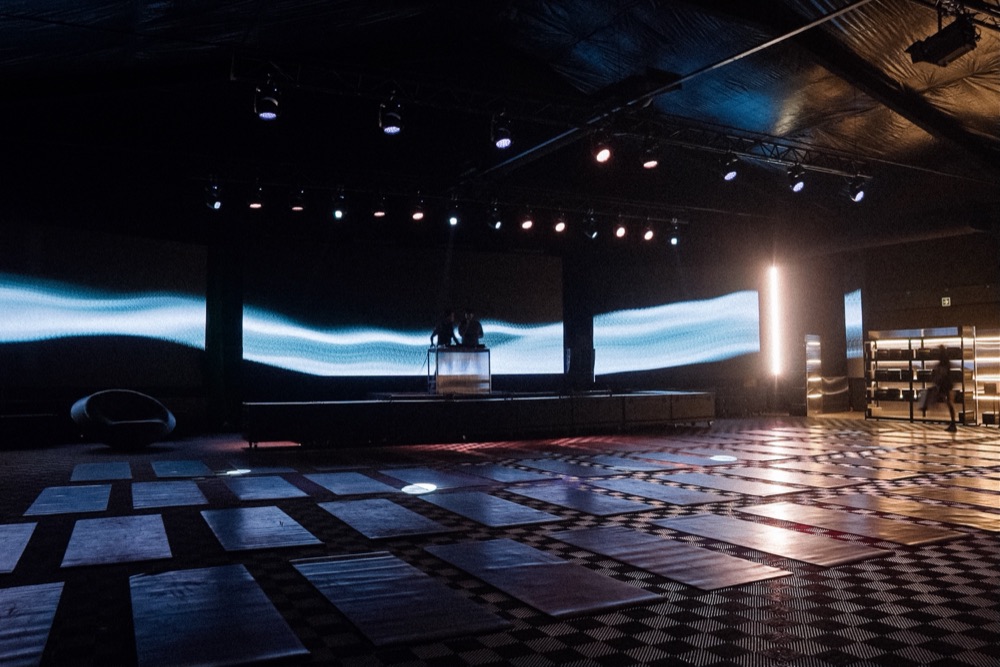 La sala lista, antes de abrir puertas
